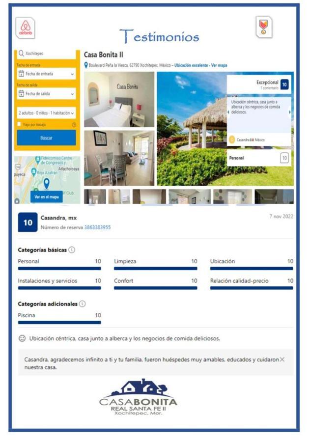Casabonita Ii, Pie Alberca, Airac Villa Xochitepec Luaran gambar